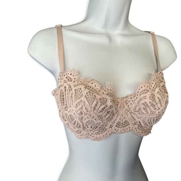 Victoria's Secret Dream Angels Wicked Unlined Uplift Bra SZ. 34 D. - Picture 3 of 10